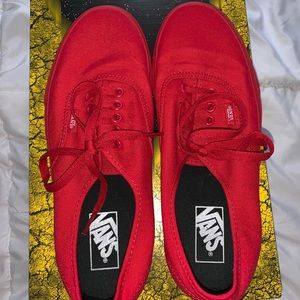 All red vans